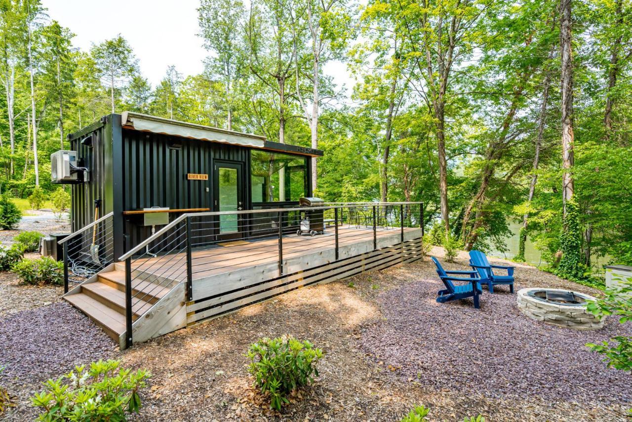 Riverside Tiny Cabin W Hot Tub, Fire Pit, & Kayaks Rileyville ภายนอก รูปภาพ